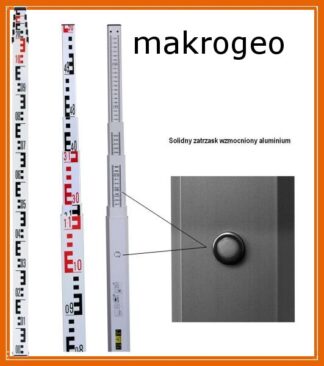 NEDO Łata aluminiowa 5 m teleskopowa